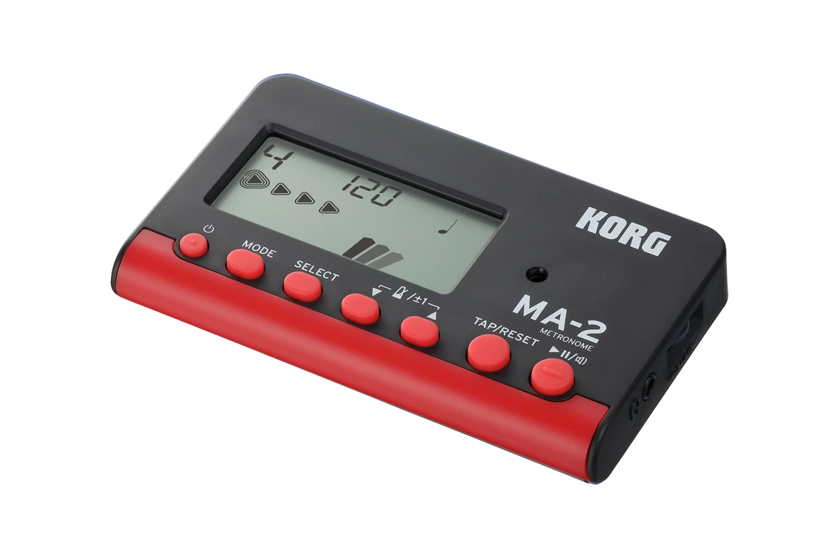 Korg MA2BKRD Digital LCD Metronome - Black/Red - Korg 2 Korg MA2BKRD Digital LCD Metronome - Black/Red - Korg - Image 2