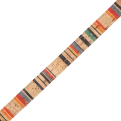 Levy's Cork Ukulele Series 1" Wide Cork Multi-instrument Strap, Multi Color Stripes - Levy's -Zedem Sale Store 2 d1554a02 fc43 4530 b9b0 c98696eef3ac