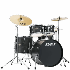 Tama Imperialstar IE52C 5-piece Complete Drum Set - Black Oak Wrap - Tama