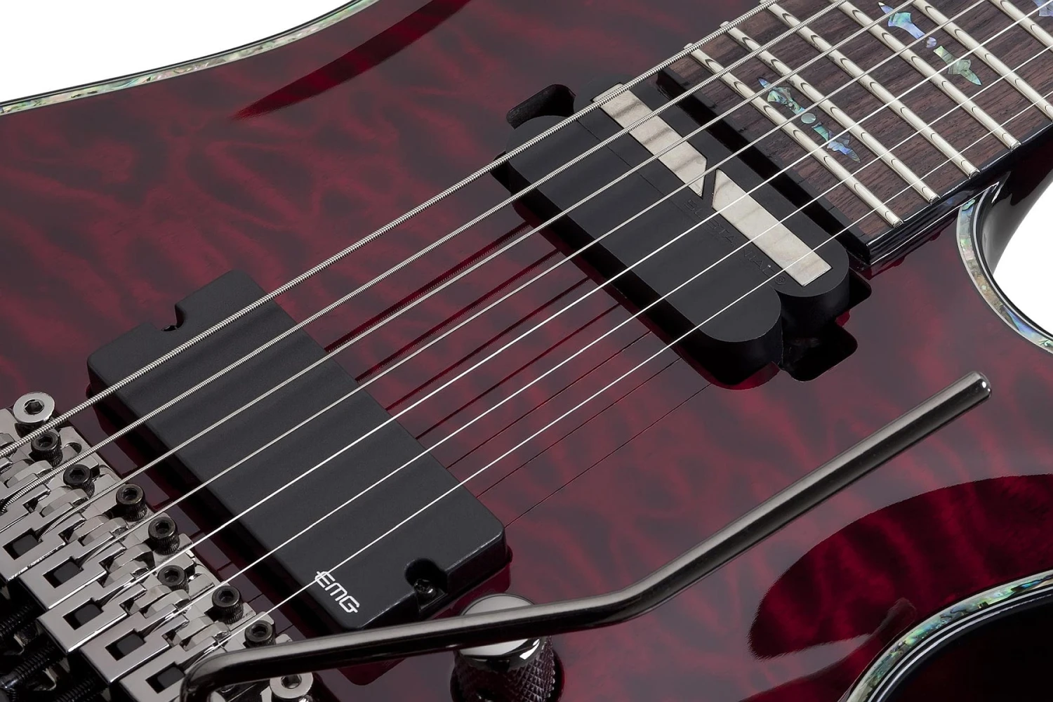Schecter Hellraiser C-7 Fr Sustainiac Black Cherry - Schecter 5 Schecter Hellraiser C-7 Fr Sustainiac Black Cherry - Schecter - Image 5