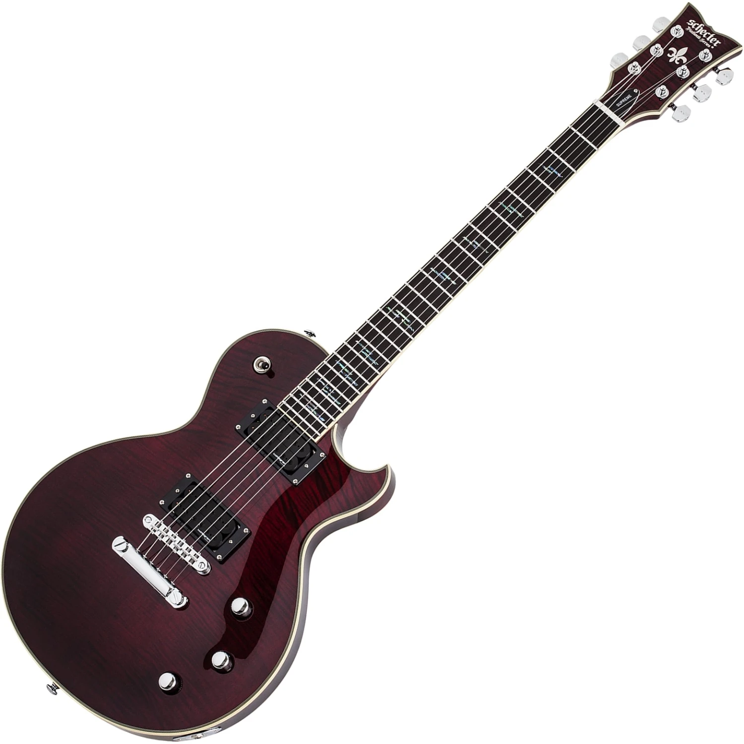 Schecter Solo-II Supreme Black Cherry - Schecter 2 Schecter Solo-II Supreme Black Cherry - Schecter - Image 2