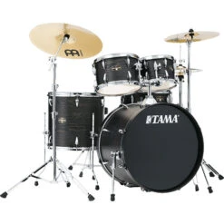 Tama Imperialstar W/ Cymbals & Hardware - 20/10/12/14/14 - Black Oak Wrap - Tama
