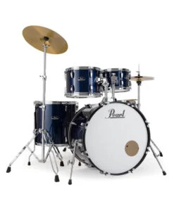 Pearl Roadshow 5-Piece Drum Set With 22'' Bass Drum, Hardware & Cymbals, Royal Blue Metallic - Pearl