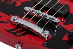 Schecter Simon Gallup Ultra Bass Red/Black - Schecter -Zedem Sale Store 38745 schecter 2241shc Schecter 2241 SHC Acclaim D3