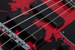 Schecter Simon Gallup Ultra Bass Red/Black - Schecter -Zedem Sale Store 38745 schecter 2241shc Schecter 2241 SHC Acclaim D5