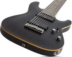 Schecter Demon-8 Aged Black Satin - Schecter -Zedem Sale Store 38916 schecter 3663shc Schecter 3663 SHC Acclaim D2
