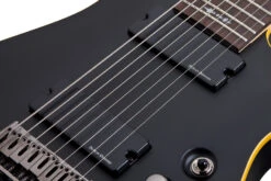 Schecter Demon-8 Aged Black Satin - Schecter -Zedem Sale Store 38916 schecter 3663shc Schecter 3663 SHC Acclaim D8