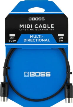 Boss Multi-directionnal Midi Cable 1' - Boss