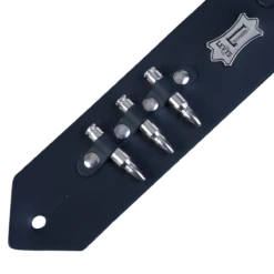 Levy's Rebel Leathers Series 2" Wide Genuine Leather Guitar Strap, Black Bullets - Levy's -Zedem Sale Store 3 2524e794 d362 496b 99dc 66b0ea49a7c0