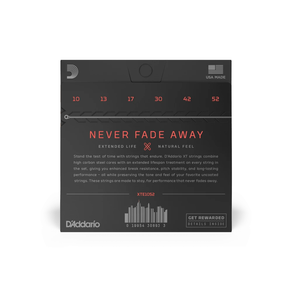 D'Addario 10-52 Light Top/Heavy Bottom Coated Electric Guitar Strings - D'Addario 3 D'Addario 10-52 Light Top/Heavy Bottom Coated Electric Guitar Strings - D'Addario - Image 3
