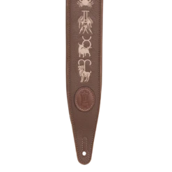 Levy's Celestial Beings Series 25" Leather Strap With Embroidery, Brown - Levy's -Zedem Sale Store 3 53ed3ac6 91eb 461c a40d 690ec28bb958