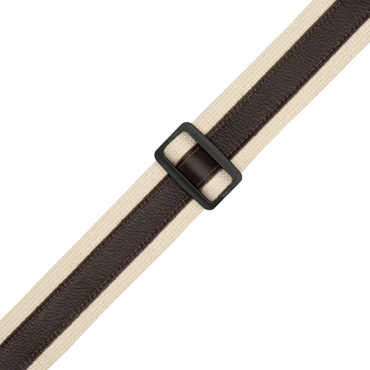 Levy's Cotton Combo Series 2" Guitar Strap, Natural & Dark Brown - Levy's 3 Levy's Cotton Combo Series 2" Guitar Strap, Natural & Dark Brown - Levy's - Image 3