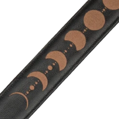 Levy's Moon Phases Series 25" Garment Leather Guitar Strap, Black & Brown - Levy's -Zedem Sale Store 3 a05fe32c f17c 4975 9ca8 395f43b42caf