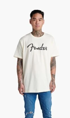 Fender Fender Spaghetti Logo T-Shirt, Olympic White, S - Fender -Zedem Sale Store 3 d503adde d150 4ab7 be5f a4ffd5eb143c