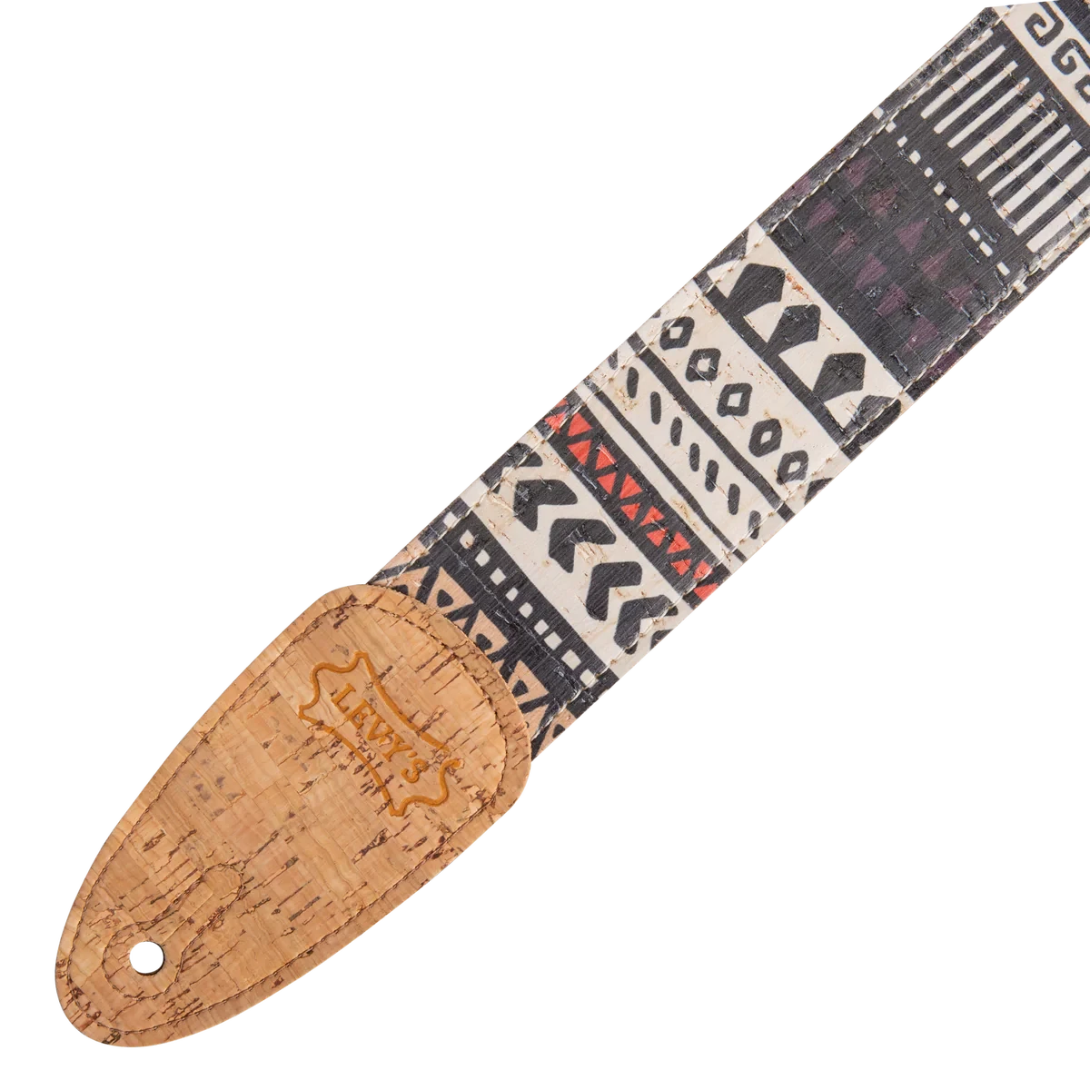 Levy's Cork Guitar Series 2 Inch Wide Cork Guitar Strap, Zanzibar - Levy's 3 Levy's Cork Guitar Series 2 Inch Wide Cork Guitar Strap, Zanzibar - Levy's - Image 3