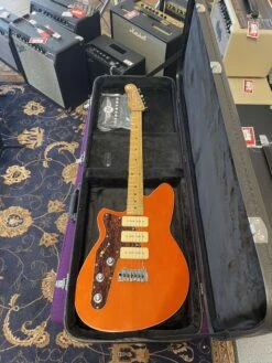 Reverend Jetstream 390 Rock Orange Left-Handed W/case - Used - Reverend -Zedem Sale Store 457503985 1184974072736940 178617560547096307 n