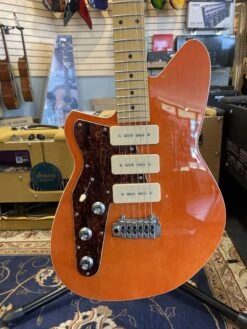 Reverend Jetstream 390 Rock Orange Left-Handed W/case - Used - Reverend -Zedem Sale Store 458161300 1232197174898487 6877146070901238980 n