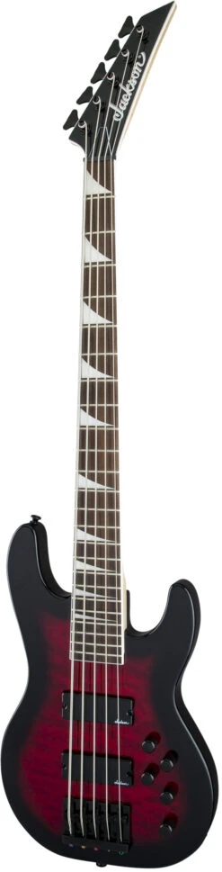 Jackson JS Series Concert Bass JS3VQ, Amaranth Fingerboard, Transparent Red Burst - Jackson -Zedem Sale Store 4 31af9bd7 7db8 44fa 96b5 799cb3b66fa0