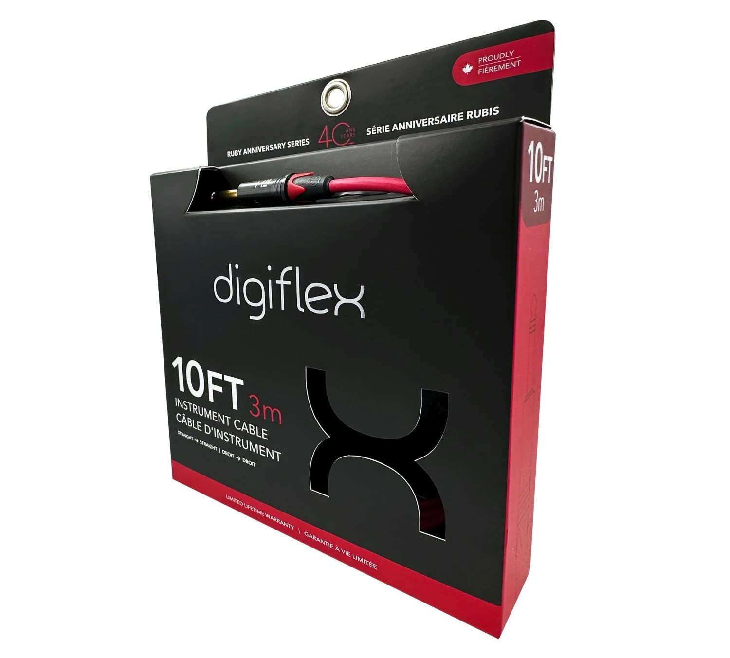 Digiflex 40th Anniversary 1/4 Instrument Cable , 20' - Digiflex 3 Digiflex 40th Anniversary 1/4 Instrument Cable , 20' - Digiflex - Image 3