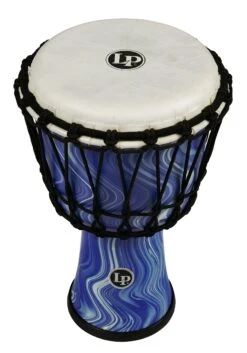 Latin Percussion World 7 Rope Circle Djembe Blue Marble - LP -Zedem Sale Store 4 ac204677 0109 4b9a 89ce 977559930708