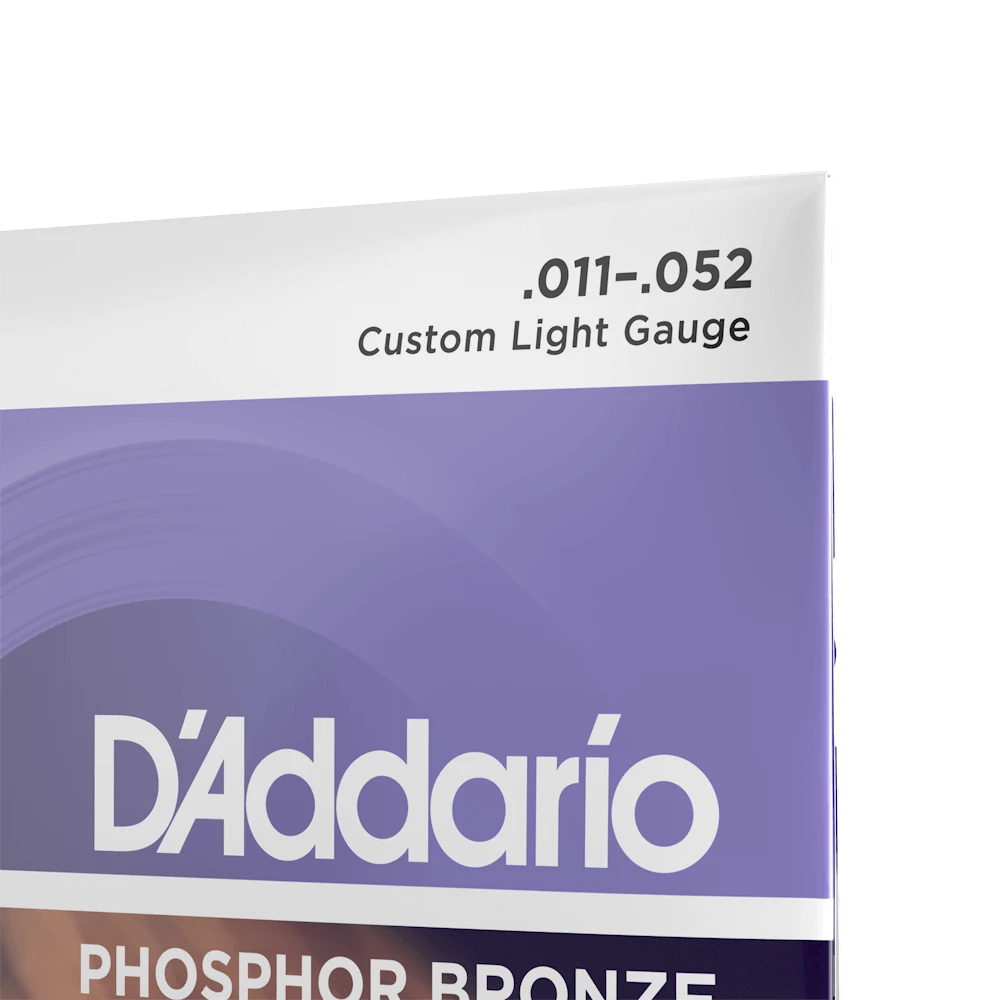 D'Addario EJ26-3D Phosphor Bronze Acoustic Guitar - Custom Light 11-52 - 3 Sets - D'Addario 4 D'Addario EJ26-3D Phosphor Bronze Acoustic Guitar - Custom Light 11-52 - 3 Sets - D'Addario - Image 4