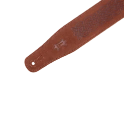 Levy's Celtic Embossed 2 1/2" Wide Leather Guitar Straps, Brown - Levy's -Zedem Sale Store 4 e6244e3d 66c3 4304 aaf9 6668a01005e5