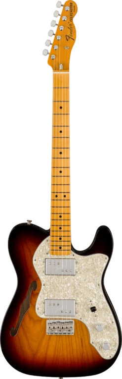 Fender American Vintage II 1972 Telecaster Thinline, Maple Fingerboard, 3-Color Sunburst - Fender