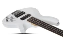 Schecter C-4 Deluxe Satin White - Schecter -Zedem Sale Store 584 SHC hqw 4