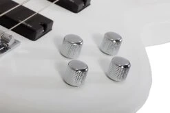 Schecter C-4 Deluxe Satin White - Schecter -Zedem Sale Store 584 SHC hqw 6