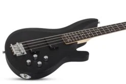 Schecter C-4 Deluxe Left-Handed Satin Black - Schecter -Zedem Sale Store 595 SHC hqw 2