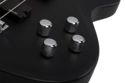Schecter C-4 Deluxe Left-Handed Satin Black - Schecter -Zedem Sale Store 595 SHC hqw 4