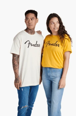 Fender Fender Spaghetti Logo T-Shirt, Butterscotch, S - Fender 11 Fender Fender Spaghetti Logo T-Shirt, Butterscotch, S - Fender -Zedem Sale Store 5 13c2d2b8 a1f5 4ada 9368 c9e37c472fd4