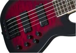 Jackson JS Series Concert Bass JS3VQ, Amaranth Fingerboard, Transparent Red Burst - Jackson -Zedem Sale Store 5 159a12e7 88d2 4c5e b366 14b2a9fbc5f9