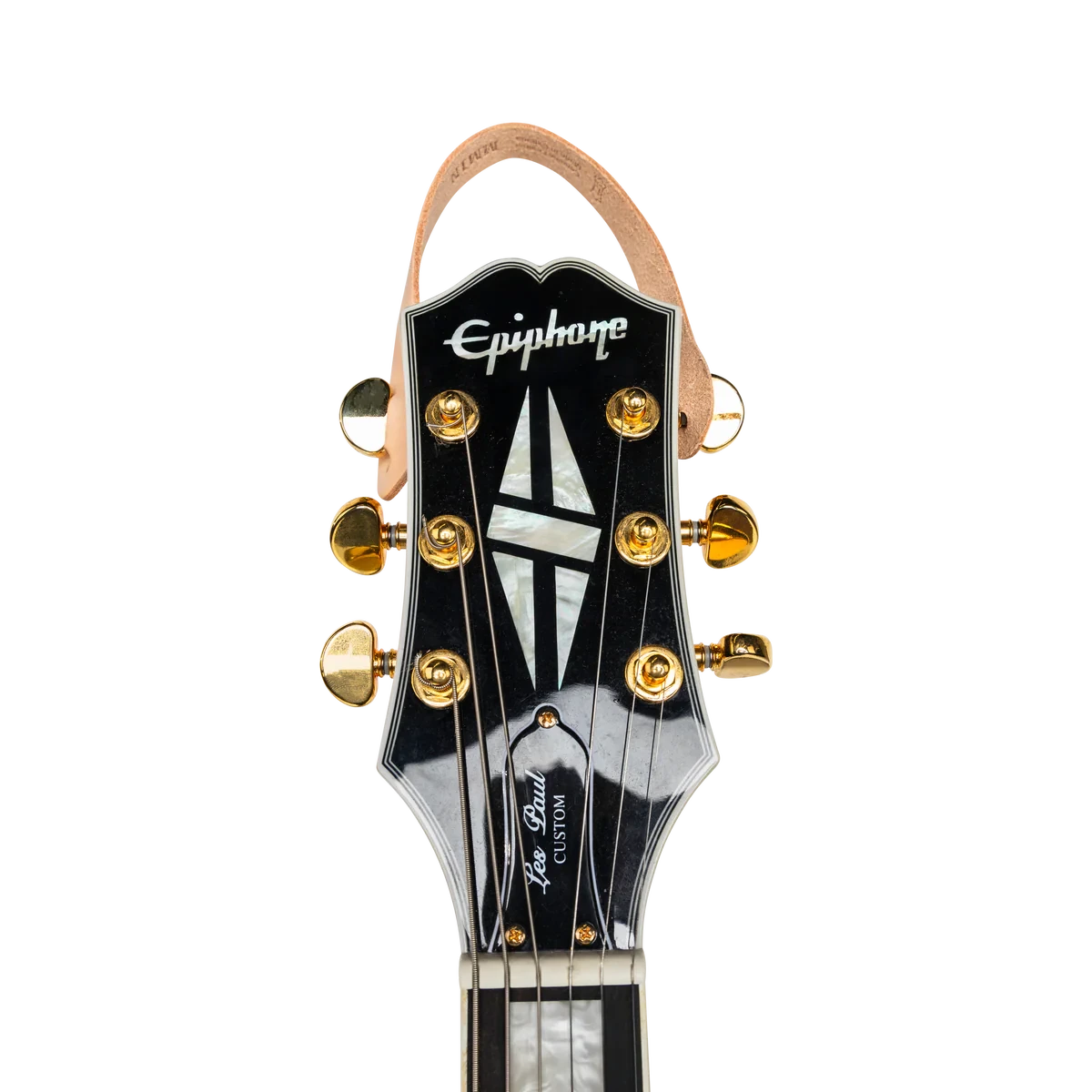 Levy's Guitar Hanger Carving Leather, Natural - Levy's 5 Levy's Guitar Hanger Carving Leather, Natural - Levy's - Image 5