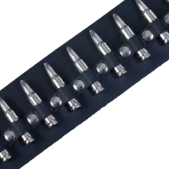 Levy's Rebel Leathers Series 2" Wide Genuine Leather Guitar Strap, Black Bullets - Levy's -Zedem Sale Store 5 a8b66419 437c 4fc9 b4aa f51d27b34ac2