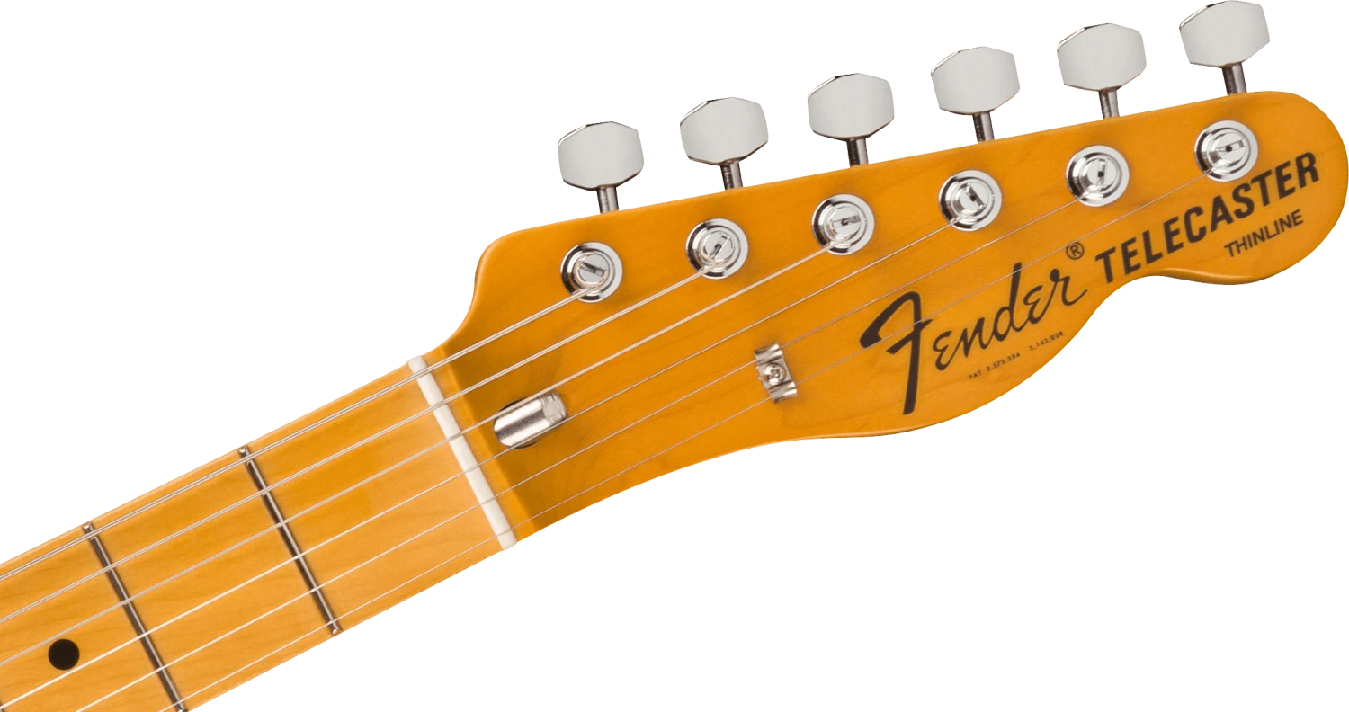 Fender American Vintage II 1972 Telecaster Thinline, Maple Fingerboard, 3-Color Sunburst - Fender 3 Fender American Vintage II 1972 Telecaster Thinline, Maple Fingerboard, 3-Color Sunburst - Fender - Image 3