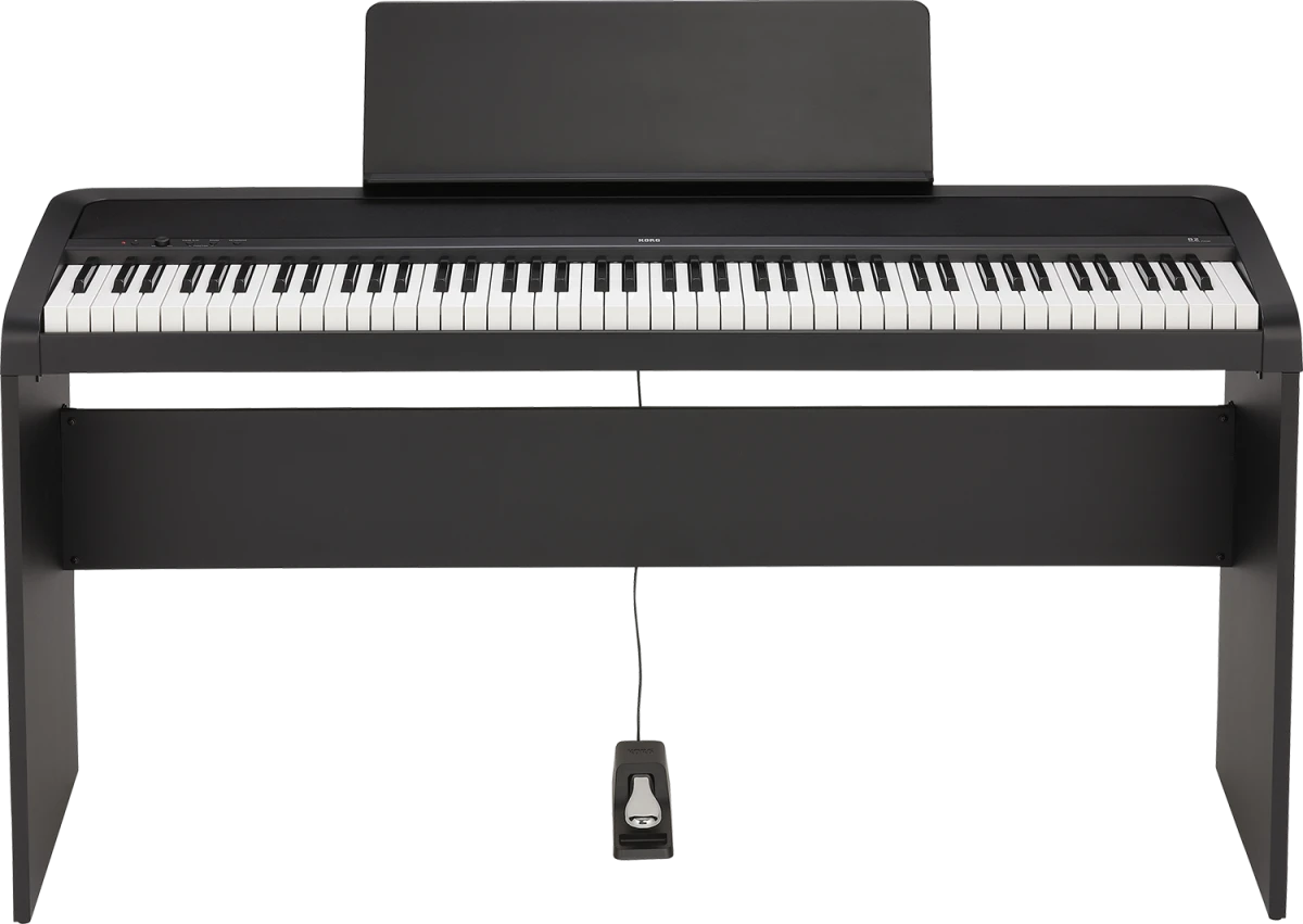 Korg B2-BK 88-Key Stage Piano Black - Korg 1 Korg B2-BK 88-Key Stage Piano Black - Korg