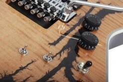 Schecter E-1 FR-S Electro-Resin Electric Guitar, Gloss Natural - Schecter -Zedem Sale Store 605 SHC hqw 5