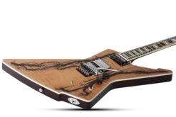 Schecter E-1 FR-S Electro-Resin Electric Guitar, Gloss Natural - Schecter -Zedem Sale Store 605 SHC hqw 7