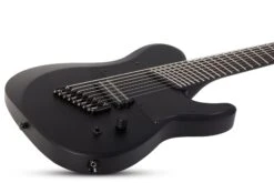 Schecter PT-8 Black Ops 8-String Electric Guitar, Satin Black Open Pore - Schecter -Zedem Sale Store 622 SHC hqw 10