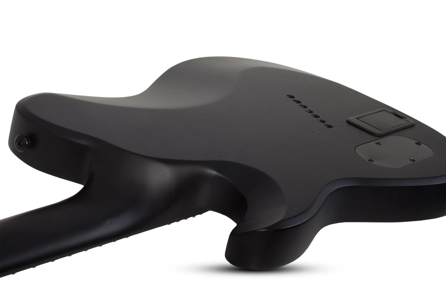 Schecter PT-7 Black Ops Left-Handed 7-String Electric Guitar, Satin Black Open Pore - Schecter 5 Schecter PT-7 Black Ops Left-Handed 7-String Electric Guitar, Satin Black Open Pore - Schecter - Image 5