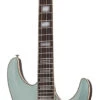 Schecter C-1 E/A Semi-Hollow Classic Satin Vintage Pelham Blue - Schecter