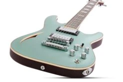 Schecter C-1 E/A Semi-Hollow Classic Satin Vintage Pelham Blue - Schecter -Zedem Sale Store 643 SHC hqw 7