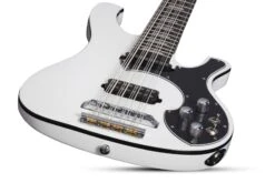 Schecter Stargazer-12 Bass, Gloss White - Schecter -Zedem Sale Store 685 SHC hqw 5