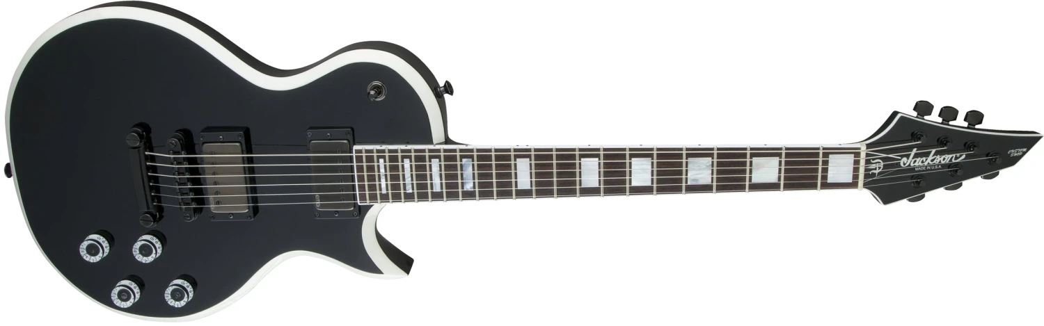 Jackson USA Signature Marty Friedman MF-1, Rosewood Fingerboard, Gloss Black With White Bevels - Jackson 6 Jackson USA Signature Marty Friedman MF-1, Rosewood Fingerboard, Gloss Black With White Bevels - Jackson - Image 6