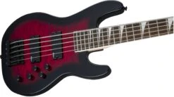 Jackson JS Series Concert Bass JS3VQ, Amaranth Fingerboard, Transparent Red Burst - Jackson -Zedem Sale Store 6 15a5617a 4de7 4a75 bc3b ed7312ab6c3b