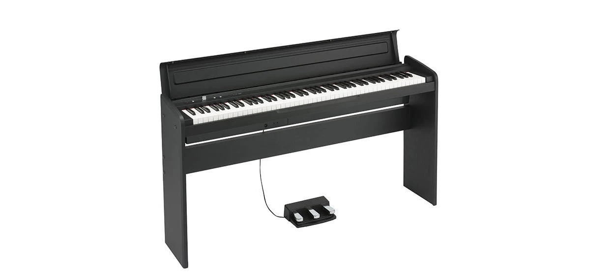 Korg LP180-BK 88-Key Digital Piano With Three-Pedal Unit – Black - Korg 2 Korg LP180-BK 88-Key Digital Piano With Three-Pedal Unit – Black - Korg - Image 2