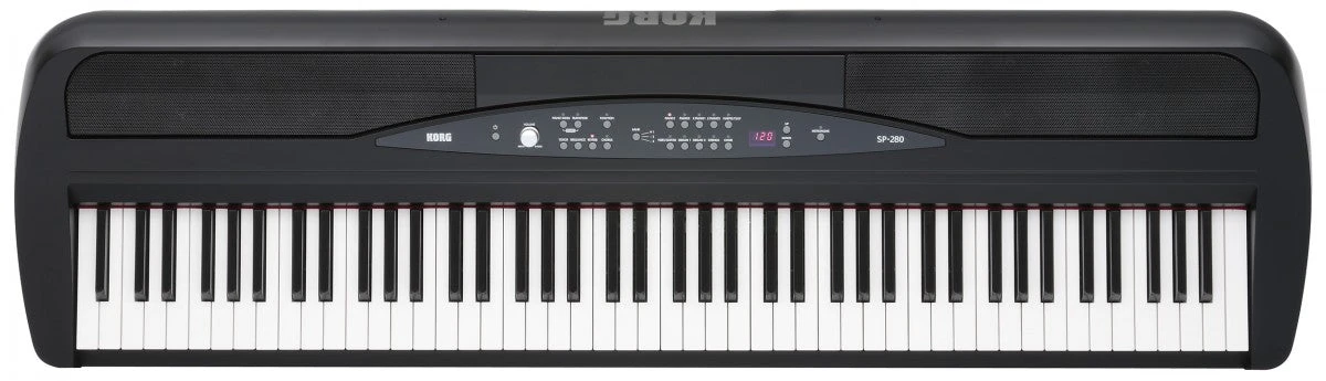 Korg SP280-BK 88-Key Digital Piano With 30 Instrument Sounds, Natural Weighted Hammer Action - Korg 1 Korg SP280-BK 88-Key Digital Piano With 30 Instrument Sounds, Natural Weighted Hammer Action - Korg