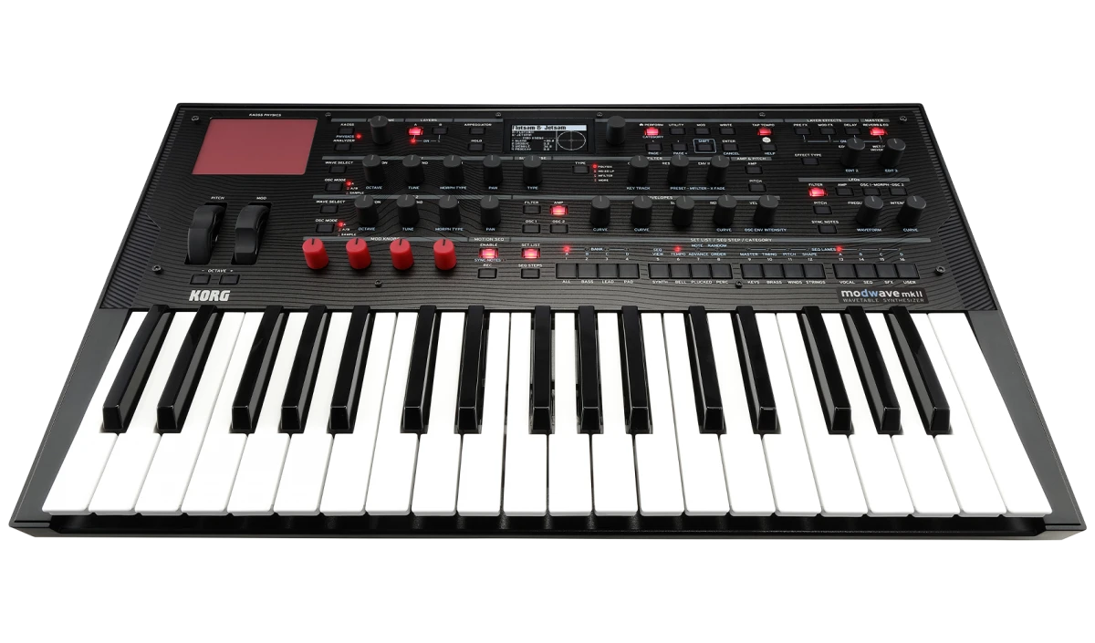 Korg MODWAVEMK2 Synth Powerhouse With Wavetable Timbres, Kaoss Physics And Motion Seq 2 - Korg 4 Korg MODWAVEMK2 Synth Powerhouse With Wavetable Timbres, Kaoss Physics And Motion Seq 2 - Korg - Image 4