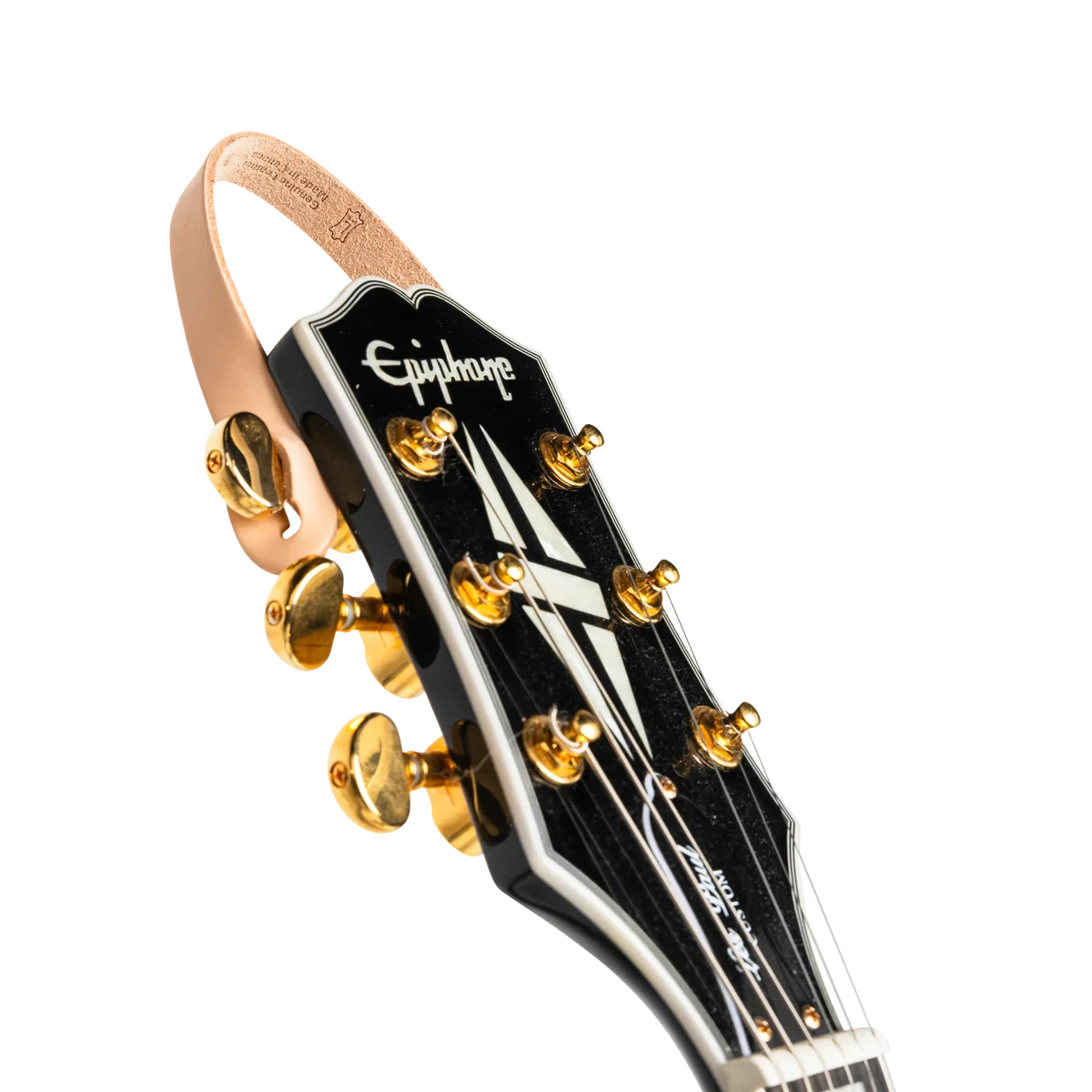 Levy's Guitar Hanger Carving Leather, Natural - Levy's 8 Levy's Guitar Hanger Carving Leather, Natural - Levy's - Image 8